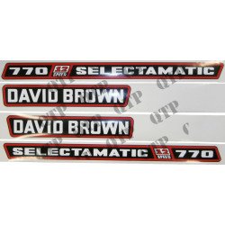 Kit d'autocollants - David Brown 770