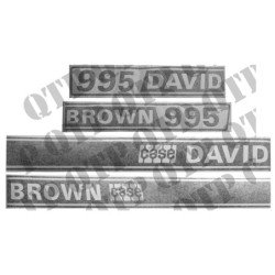 Kit d'autocollants - David Brown 995